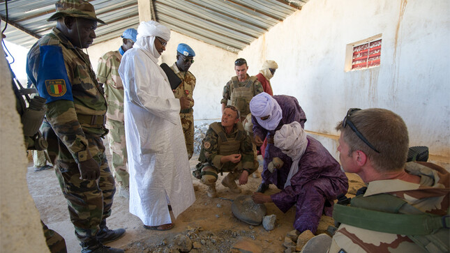 Actions civilo-militaires à Tessalit avec le Détachement de Liaison et d’Appui Opérationnel n°5