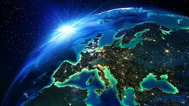Europe vue de l'espace